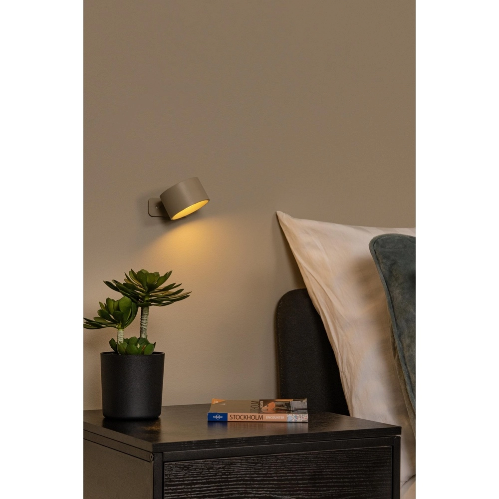 Oplaadbare bureaulamp Jolan taupe Lucide 5411212461100