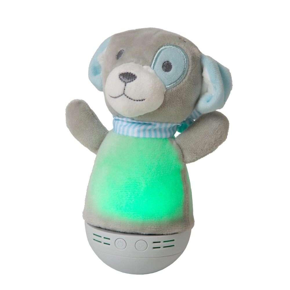Nachtlampje Dolly op batterij met muziekfunctie - grijs Lucide 5411212771469