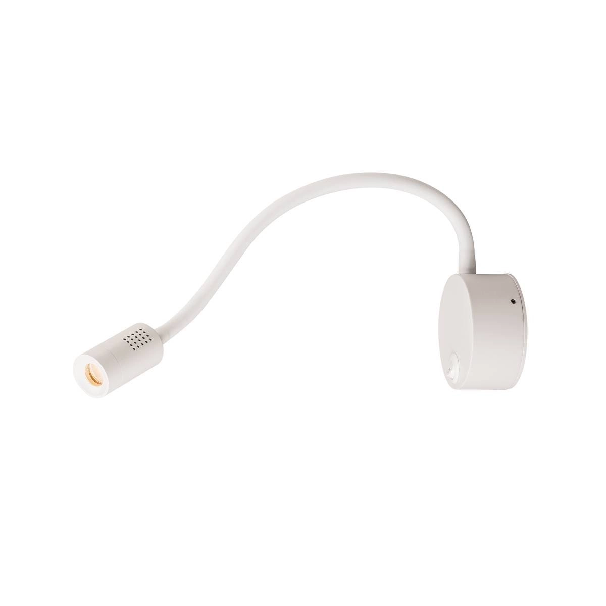 Wand leeslamp Dio Flex Plate 1,9w - 2700K wit