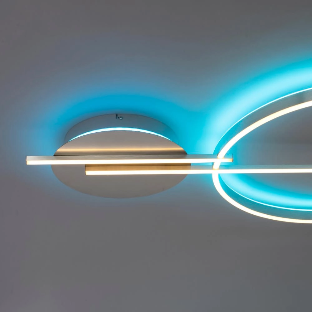 Unieke plafondlamp Q-Arkoa metaal Paul Neuhaus 4012248366608