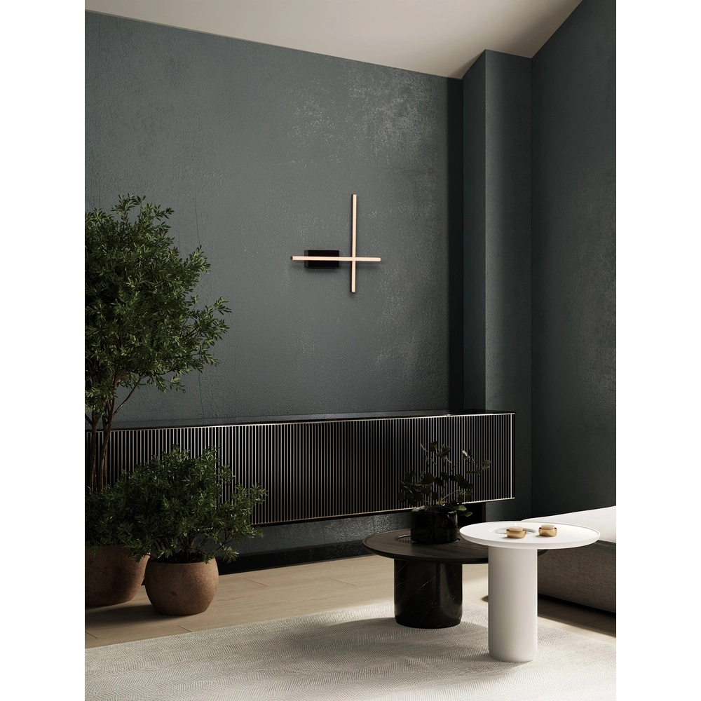 Wandlamp Quam zwart Lyora 5212017468628