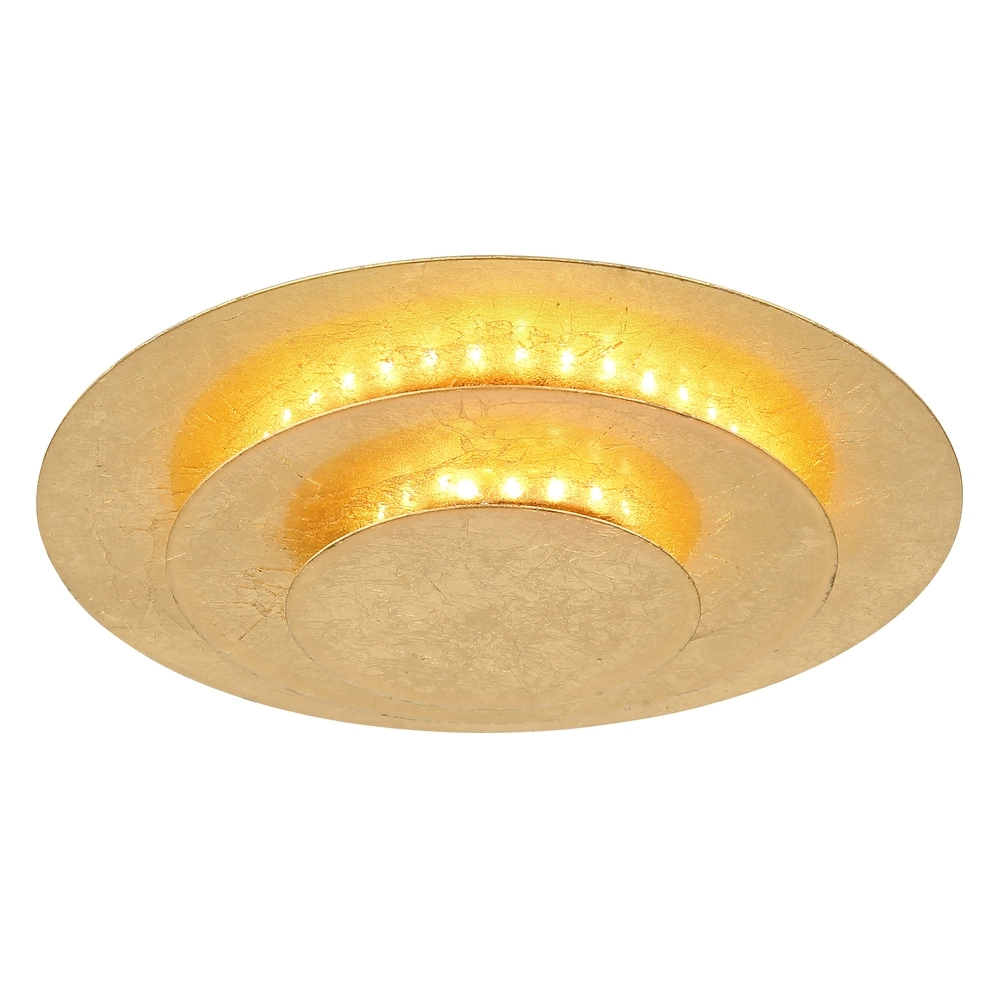 Gouden plafondlamp Heda Ø 18cm