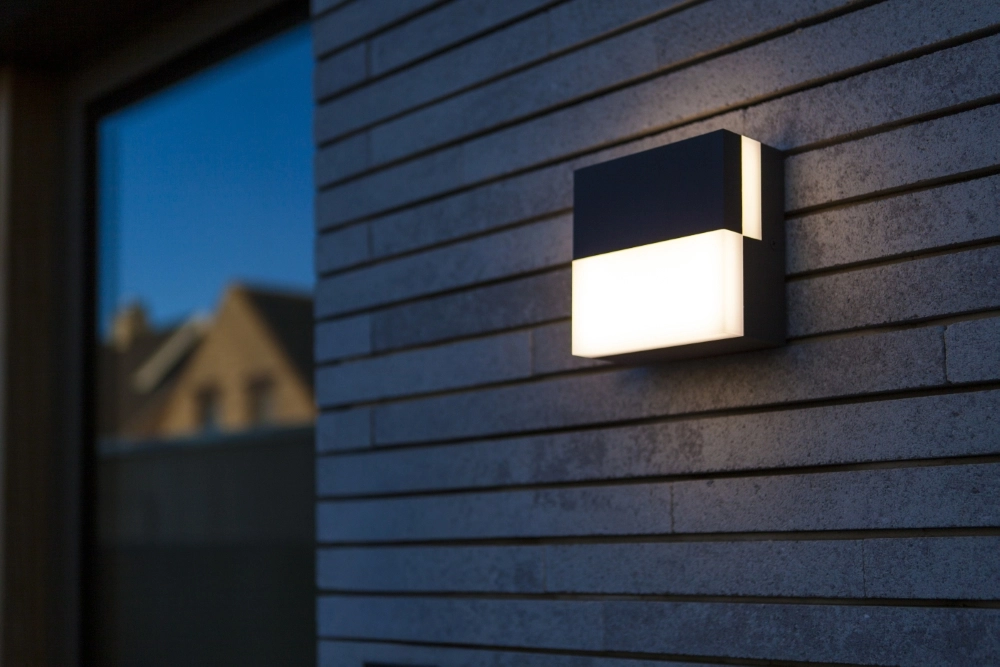 Wandlamp Domino design grijs Lutec 6939412018140