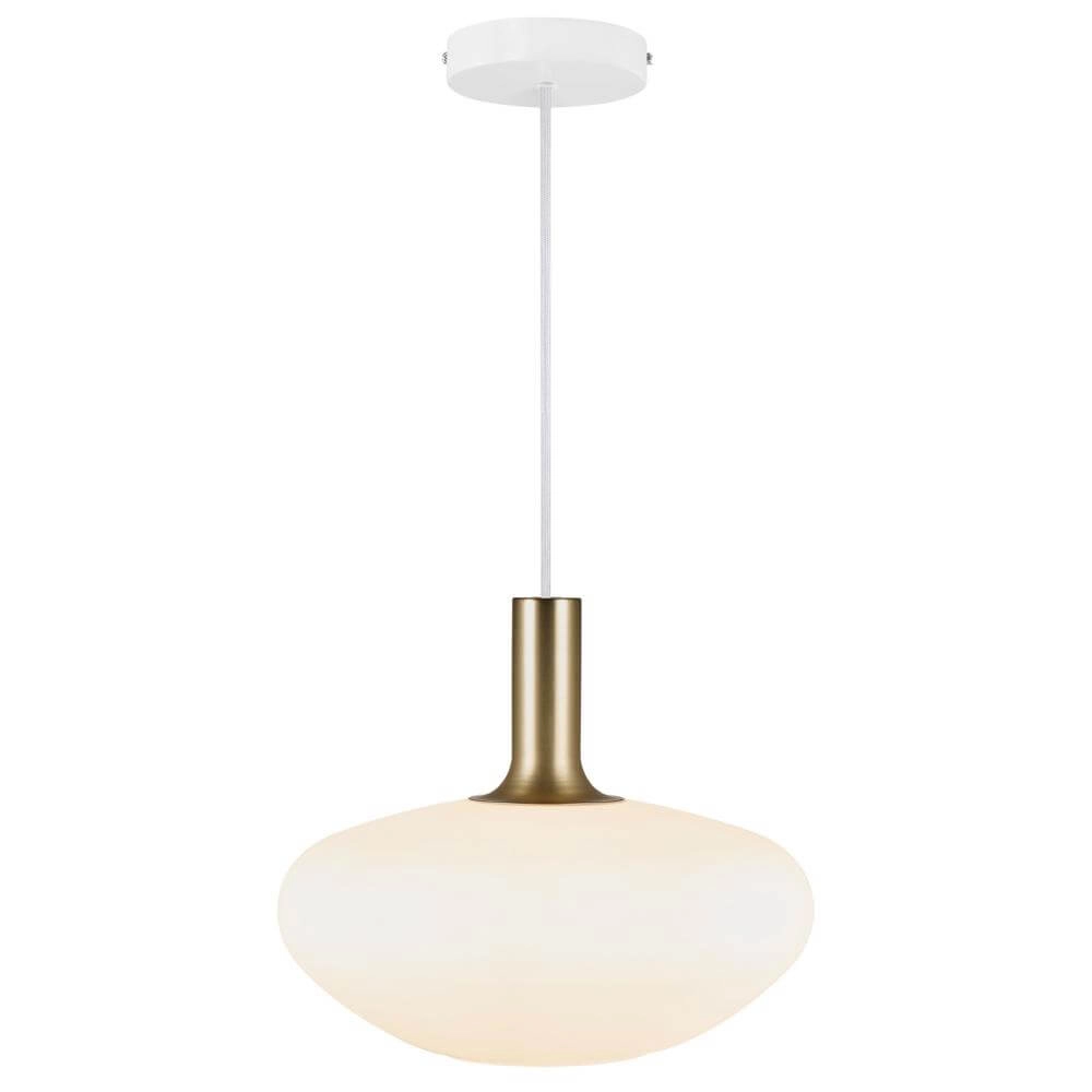 Glazen hanglamp Alton Ø 35cm wit Nordlux 5704924000355