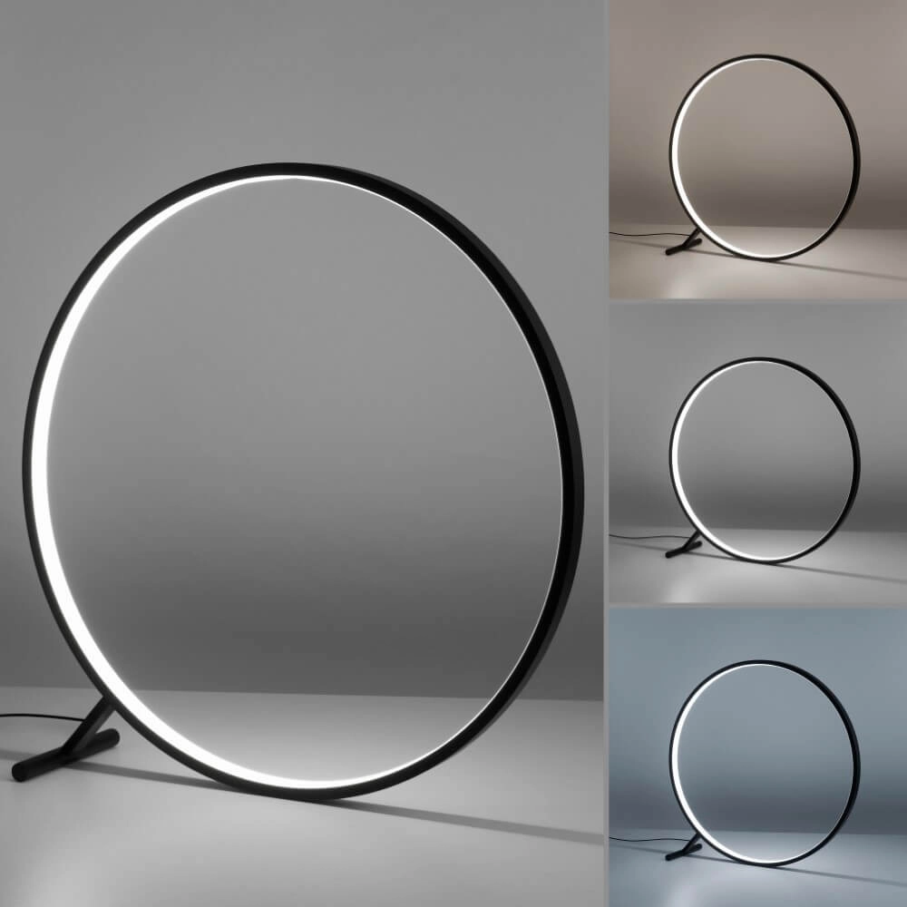Vloerlamp Hula uniek design Ø 80cm Paul Neuhaus 4012248373316
