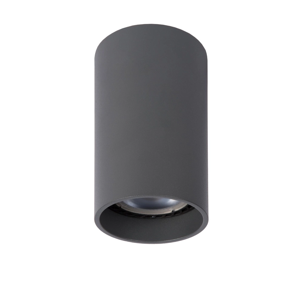 Strakke opbouwspot Delto grijs Ø 5,5cm incl lichtbron