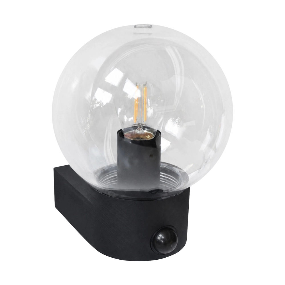 Wandlamp bol Marina zwart met sensor Searchlight 5,05342E+12