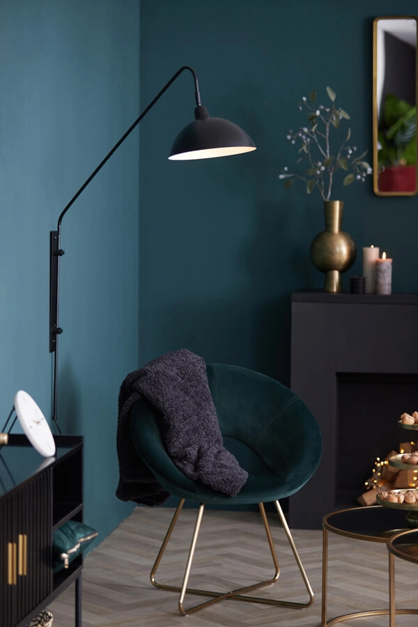 Zwarte wandlamp Orion richtbaar Light & Living 8717807305345