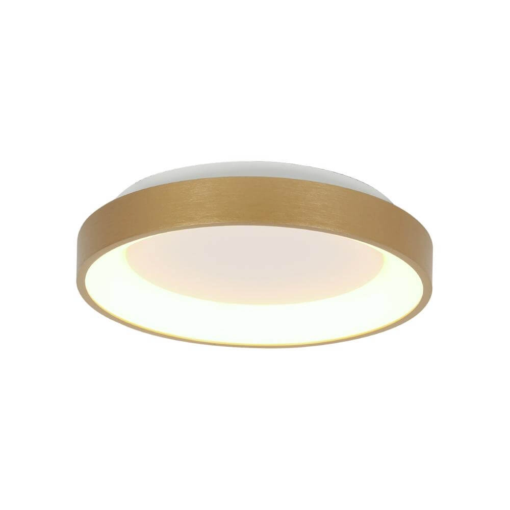 Plafondlamp Ringlede design goud Ø 28cm Plafondlamp Ringlede design goud Ø 28cm