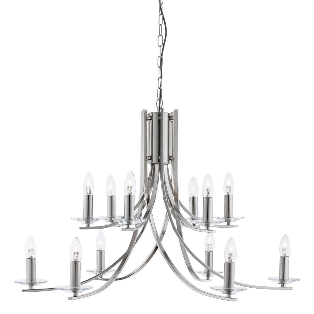 Chrome hanglamp Ascona Ø 88cm Chrome hanglamp Ascona Ø 88cm