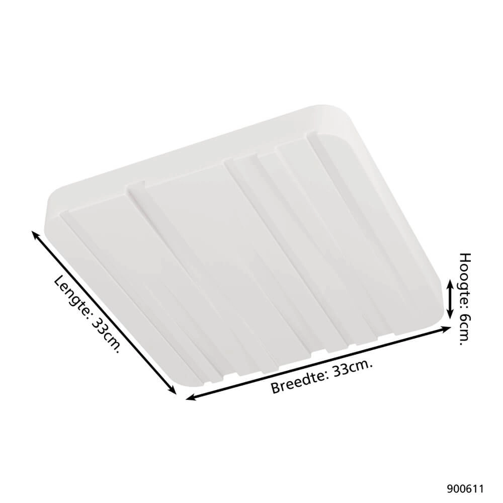Moderne led plafonnière Ferentino 33 bij 33cm Eglo 9008606245086