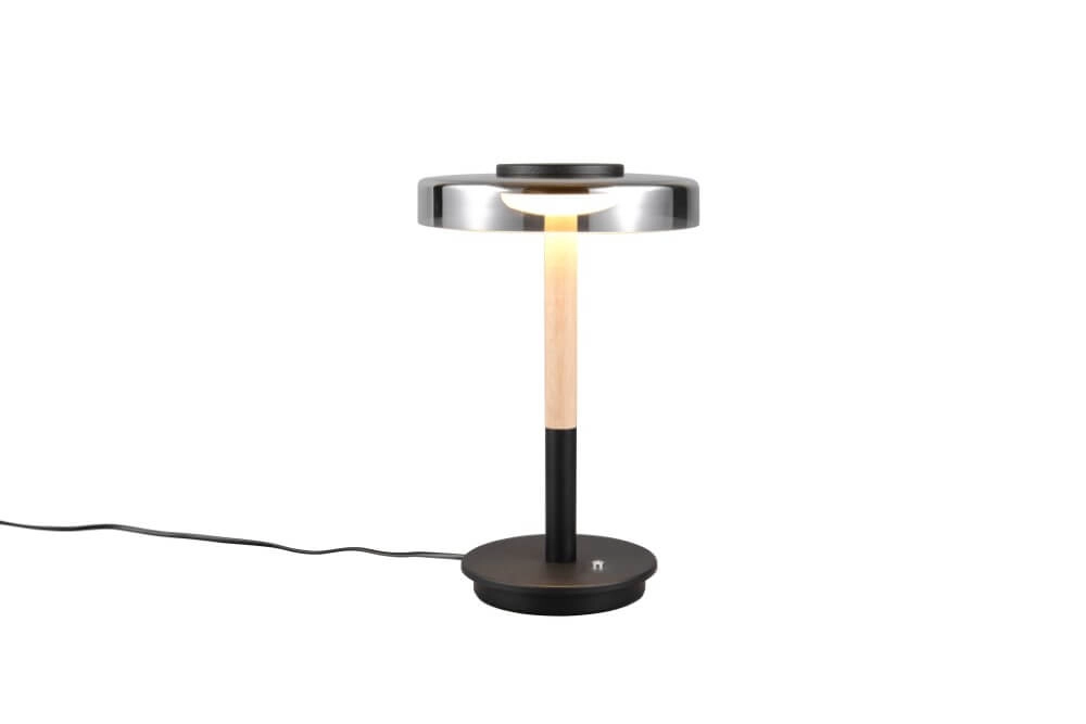Led tafellamp Celeste smoke glas Led tafellamp Celeste smoke glas