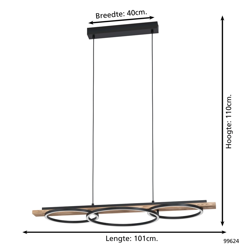 Led hanglamp Boyal eetkamer Eglo 9002759996246