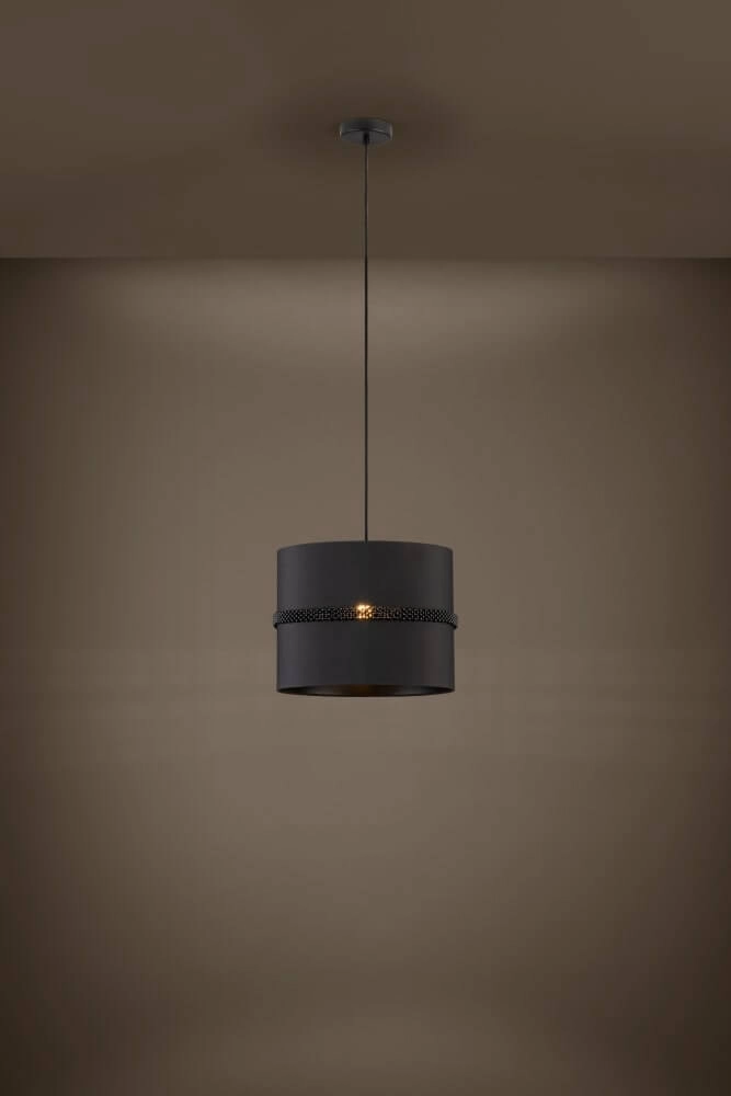 Zwarte hanglamp Paraguaio Ø 36cm Stars of Light 9008606221004