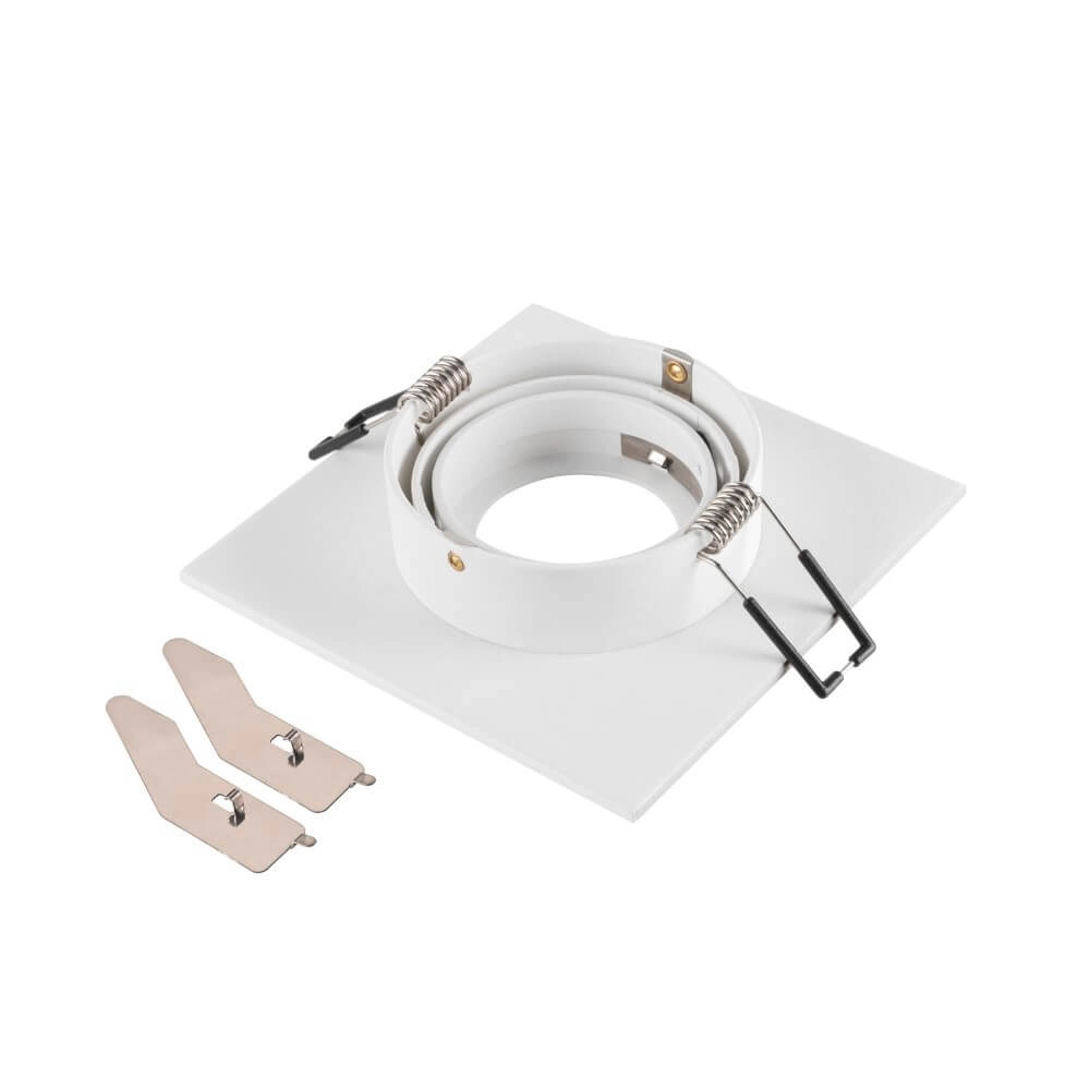 Inbouwring New Tria 75 XL vierkant wit - zonder fitting SLV 4024163280471