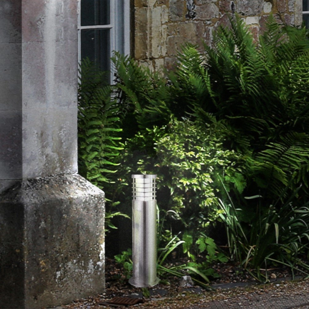 RVS staande tuinlamp Louvre 45cm Searchlight 5013874364739