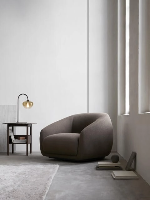 Tafellamp Genua zwart met goud glas 61cm Masterlight 8718121357348