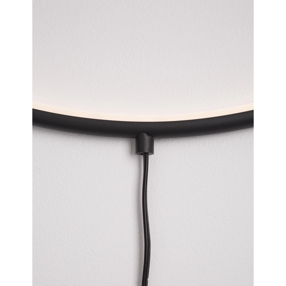 Vloerlamp Ring zwart Ø 79cm Lyora 5212017424266