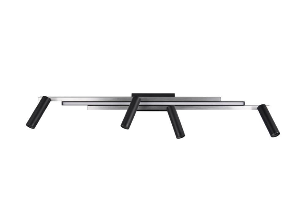 4-lichts led spot Zeno metaal met zwart Trio 4017807614619