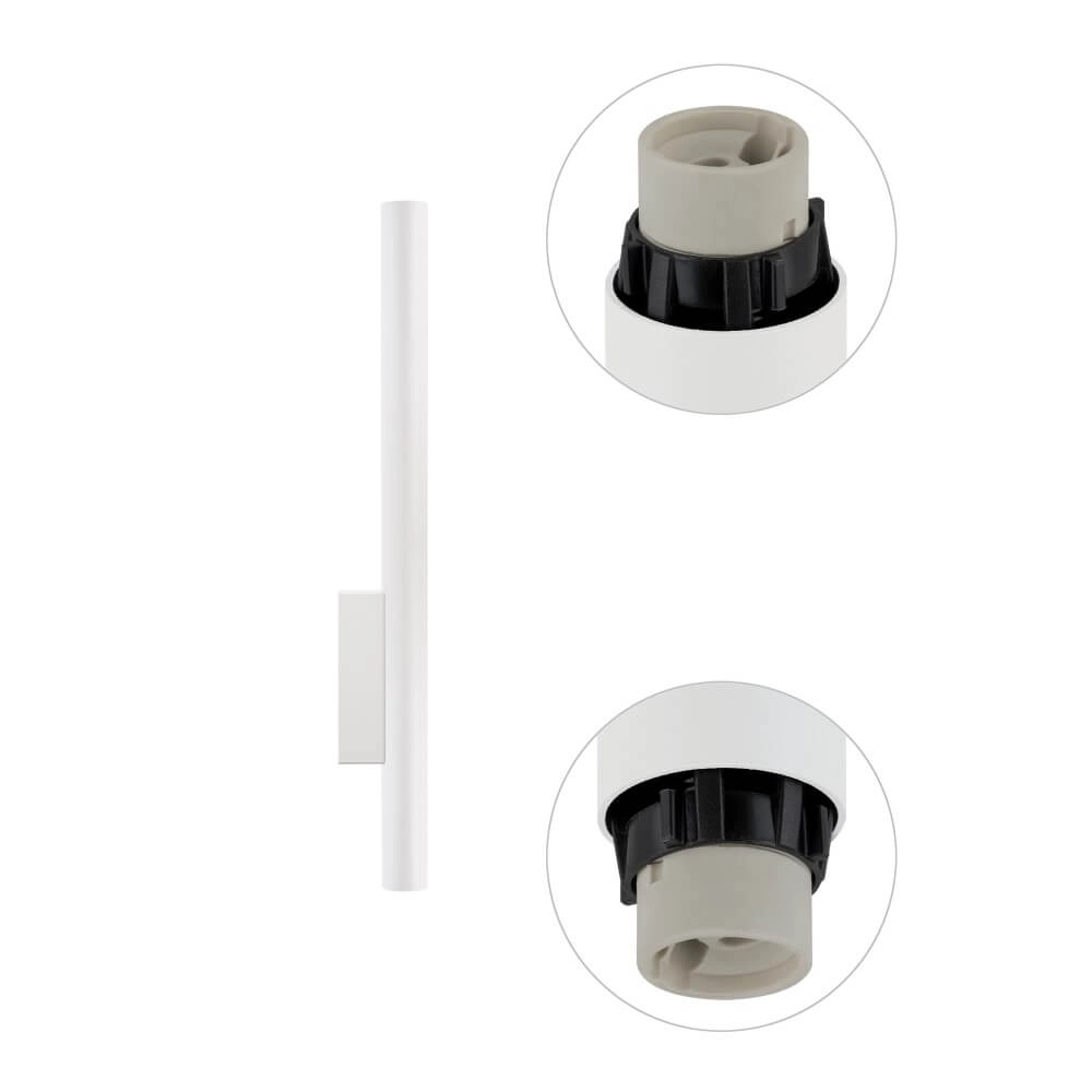 White long wall spotlight Fourty  XL up & down Lyora 5903139107587