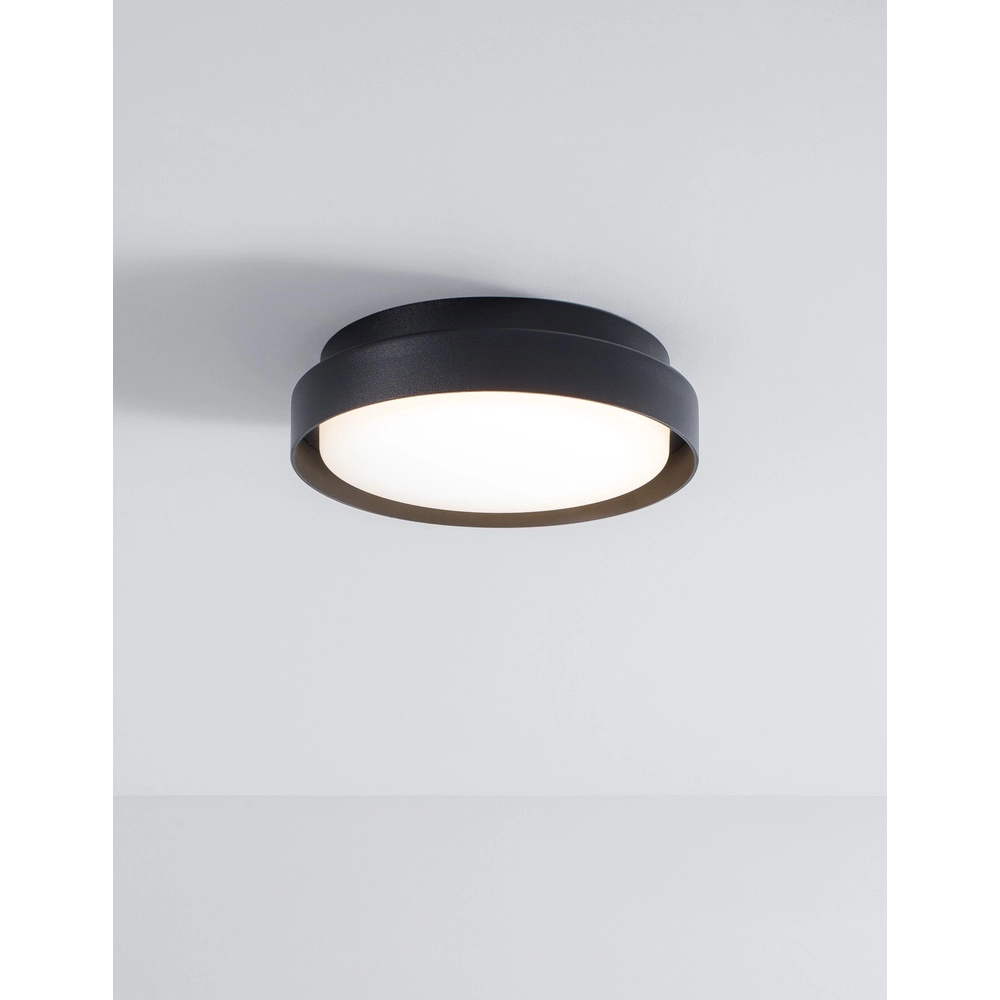 Plafondlamp Oliver Ø 27cm antraciet Lyora 5212017428172