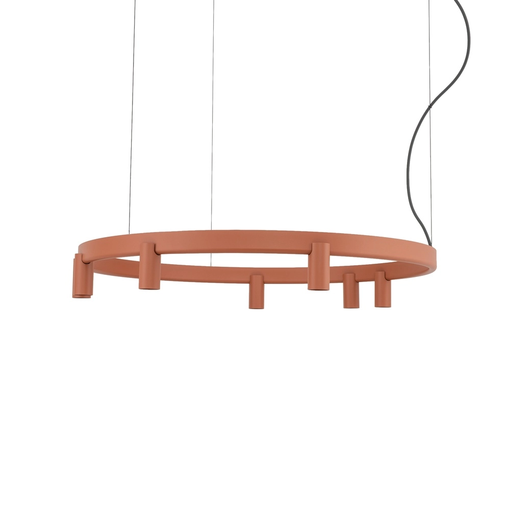 Design hanglamp Fourty terracotta Ø 80cm Lyora 5903139124188
