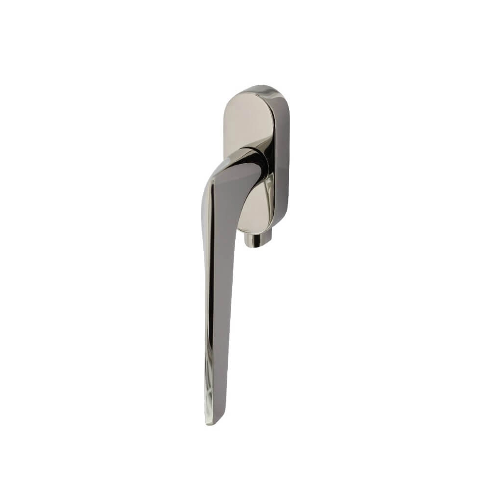 Design raamkruk Twist afsluitbaar nikkel