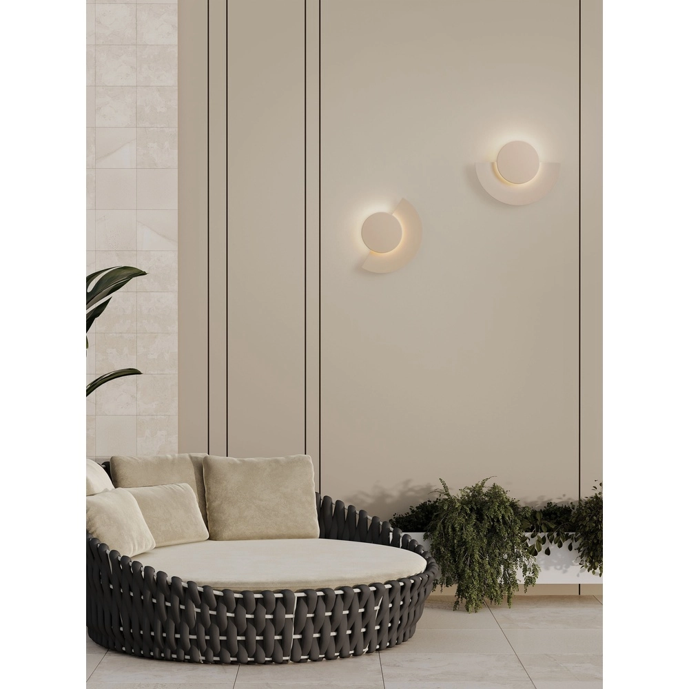 Moderne wandlamp Gloo zand bruin - 2700K Lyora 5212017497284