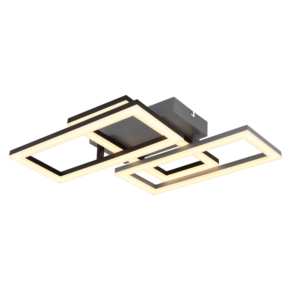 Zwarte design plafondlamp Sapena 61,4 x 34,1cm Globo 9007371456390