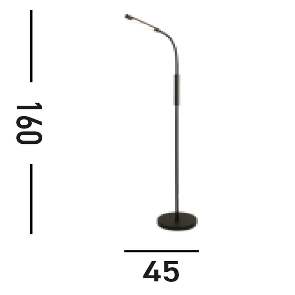 Richtbare vloerlamp Plume oplaadbaar Searchlight 5053423260501