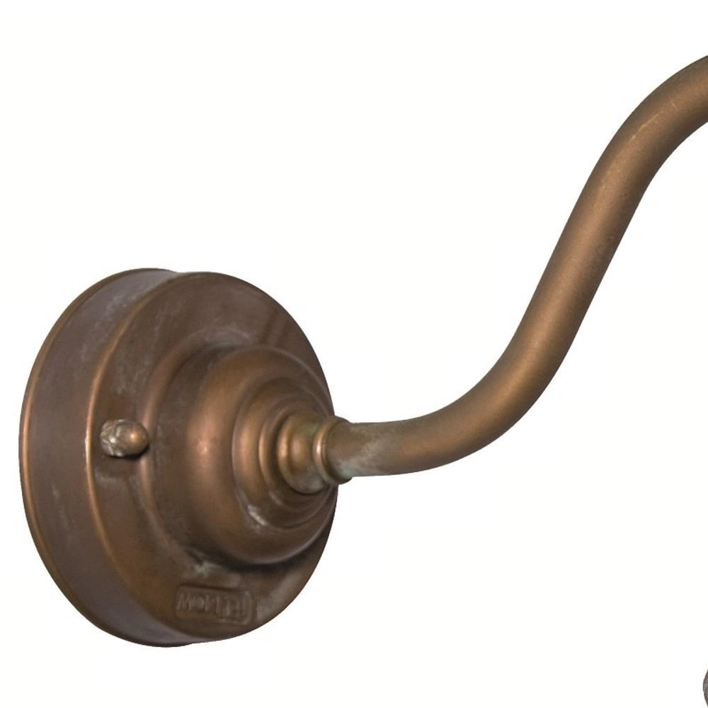 Muur stallamp Maritime landelijk 22cm koperbruin Franssen 8021035005695