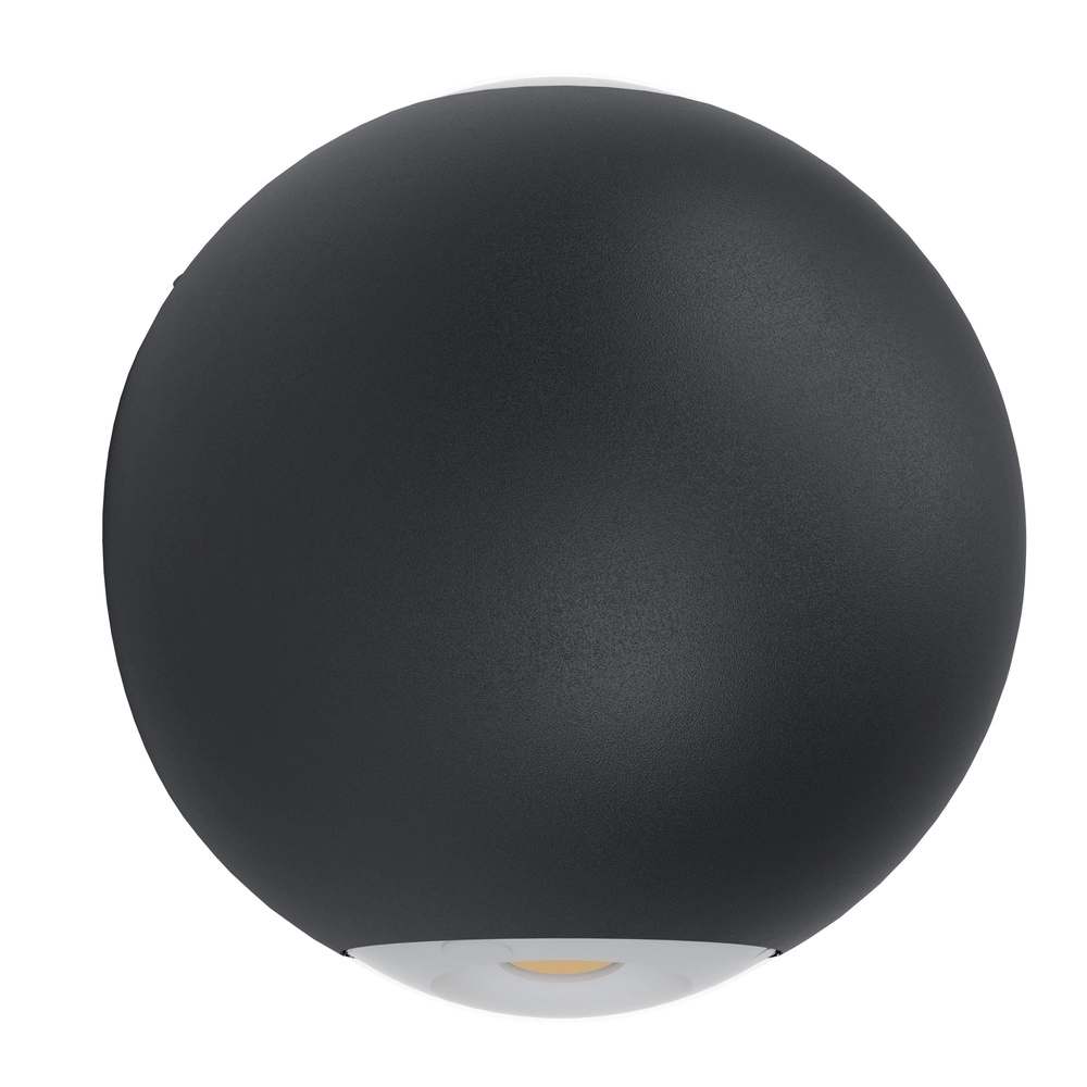 Strakke wandlamp Abugo zwart