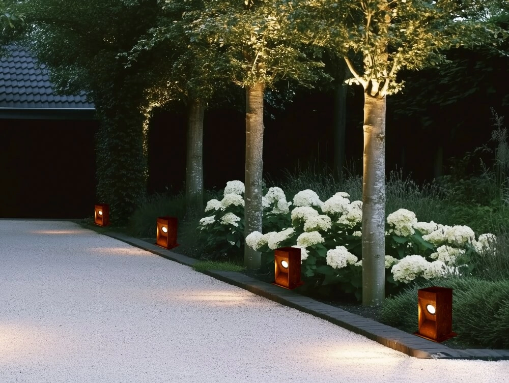 Padverlichting Gis 18cm corten LightLux 6150811511548