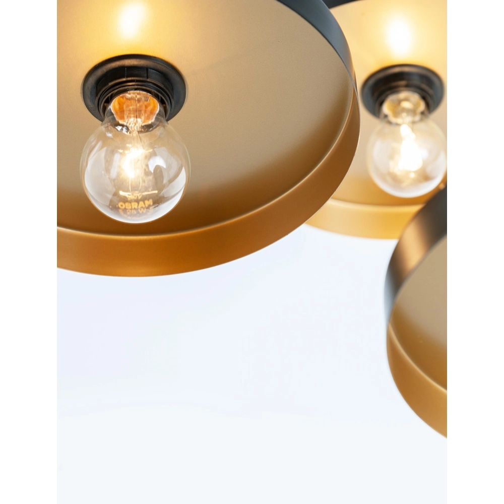 Design hanglamp Garni 3-lichts zwart Lyora 5212017420770