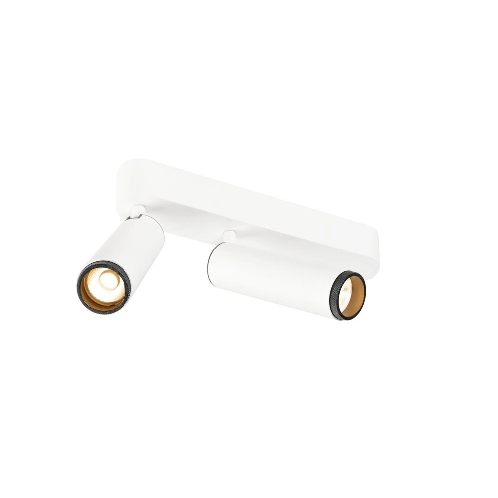 Opbouwspot Grip! M 2-lichts wit 2700K SLV 4024163304603