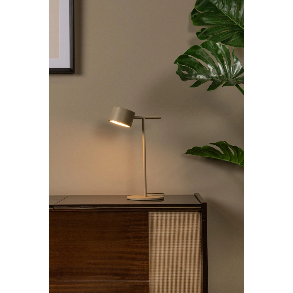 Tafellamp Gian zand bruin Lucide 5411212421135