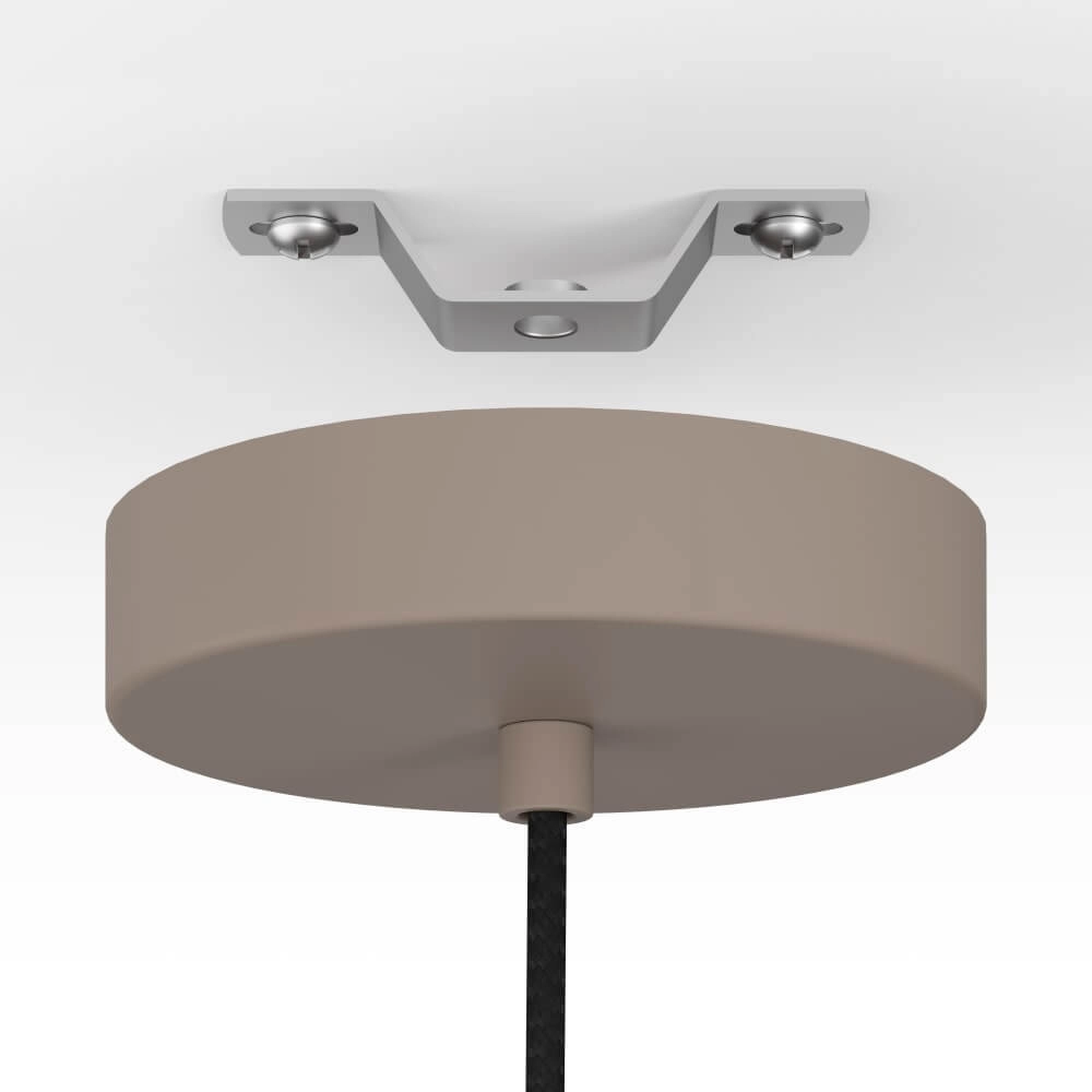 Mokka hanglamp met kristal Gaetano 2 Ø 45cm Stars of Light 9002759399481