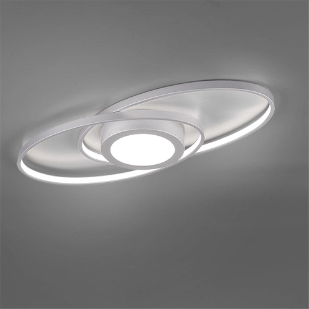 Moderne plafondlamp Galaxy grijs Trio 4017807446227