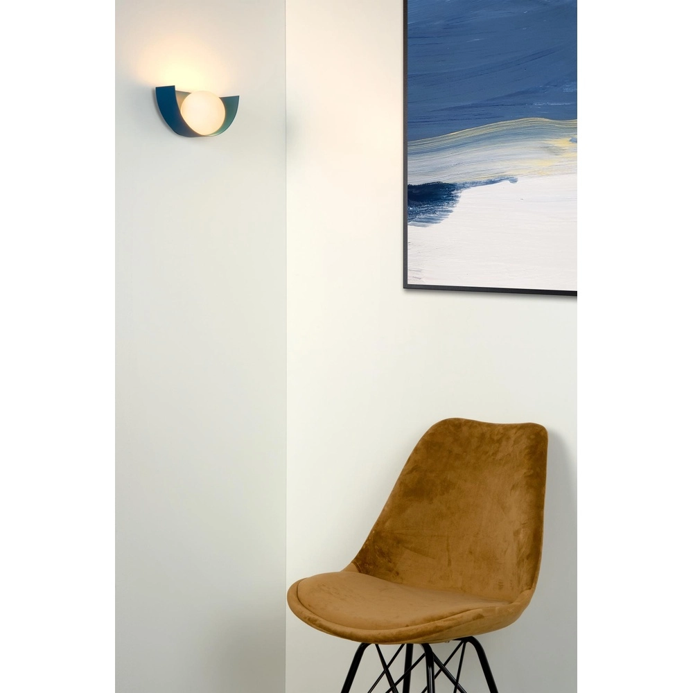 Design wandlamp Benni blauw Lucide 5411212451859