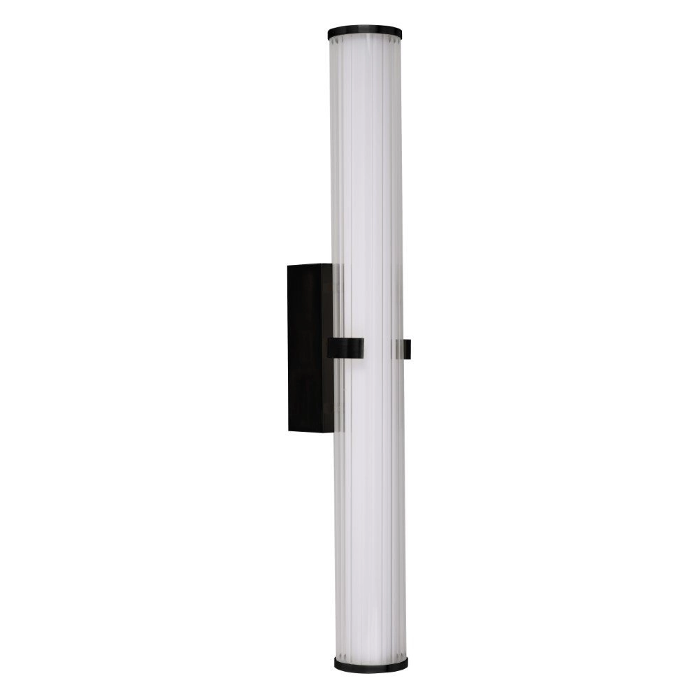 Badkamer wandlamp Clamp 63cm zwart