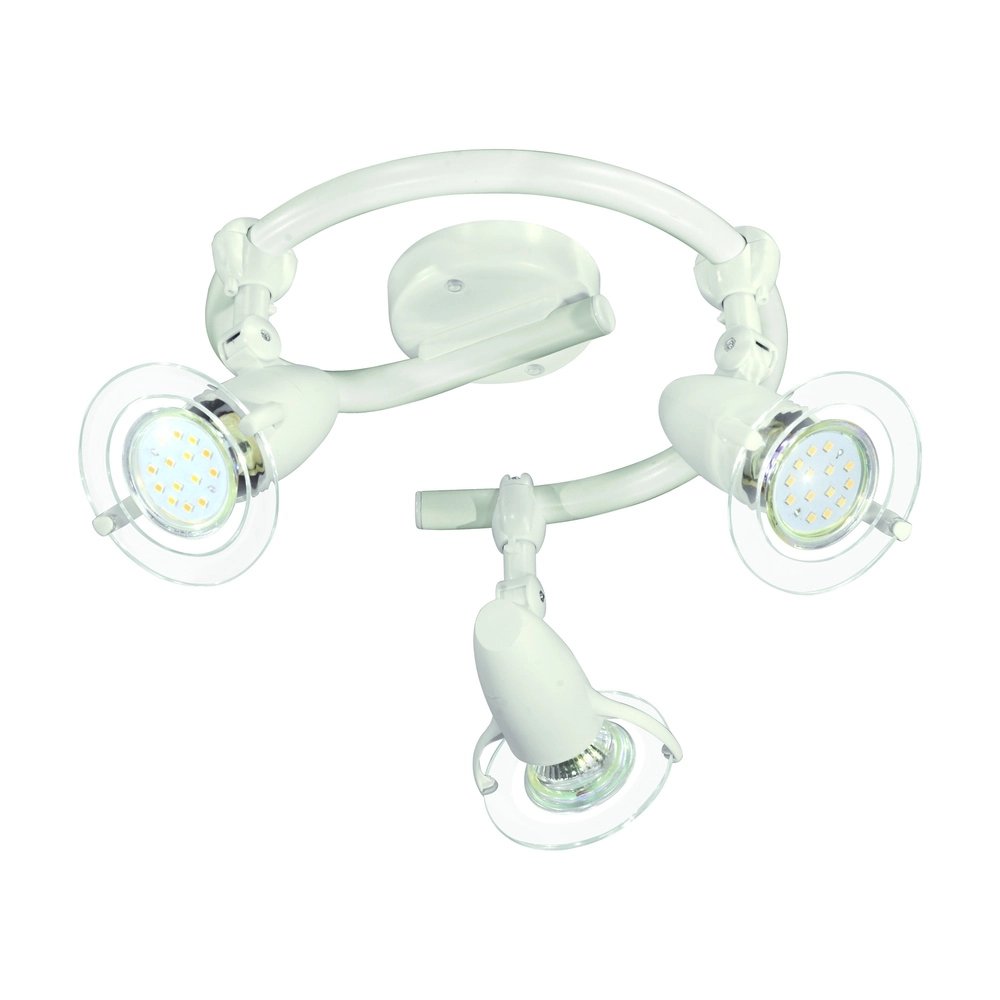 Opbouwspot Pocket 1 3-lichts wit