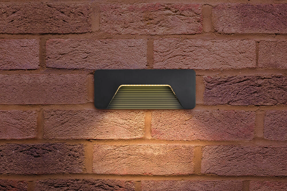 Wand padverlichting Pathlux Brick Antraciet Lyora 5055788232827