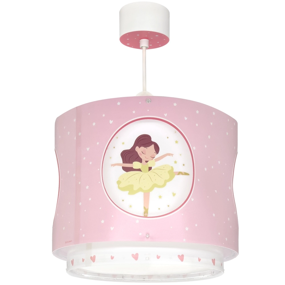 Hanglamp Princess Dance roze glow in the dark Dalber 8420406609126