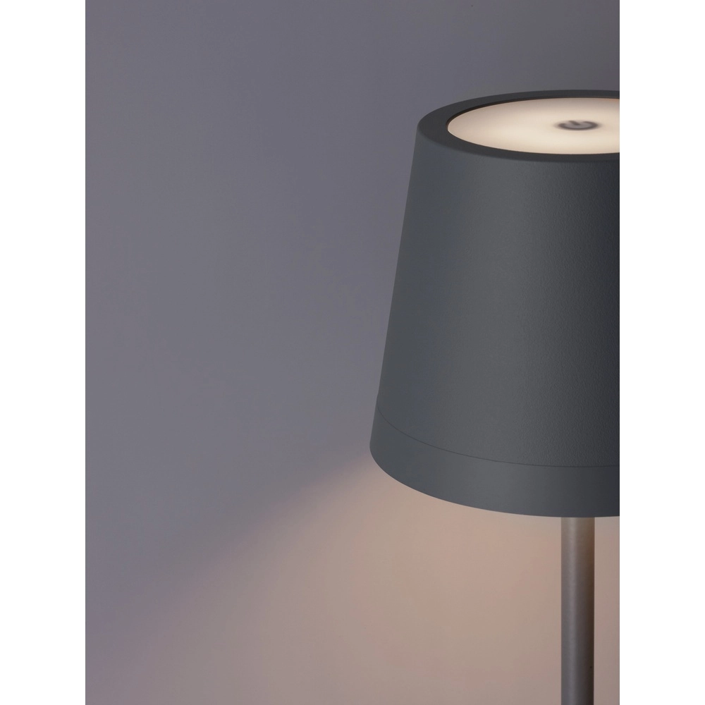 Rechargeable table lamp Seina grey Lyora 5212017444431