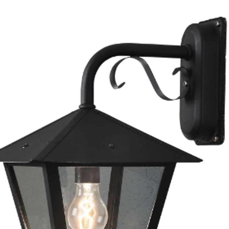 Landelijke buitenlamp Benu zwart KonstSmide 7318304357502