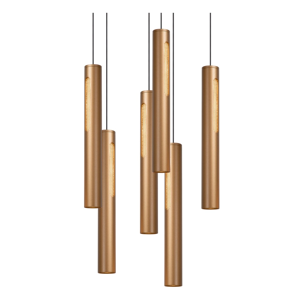 Design hanglamp Griffith 6-lichts brons Premium by Lucide 5411212241948