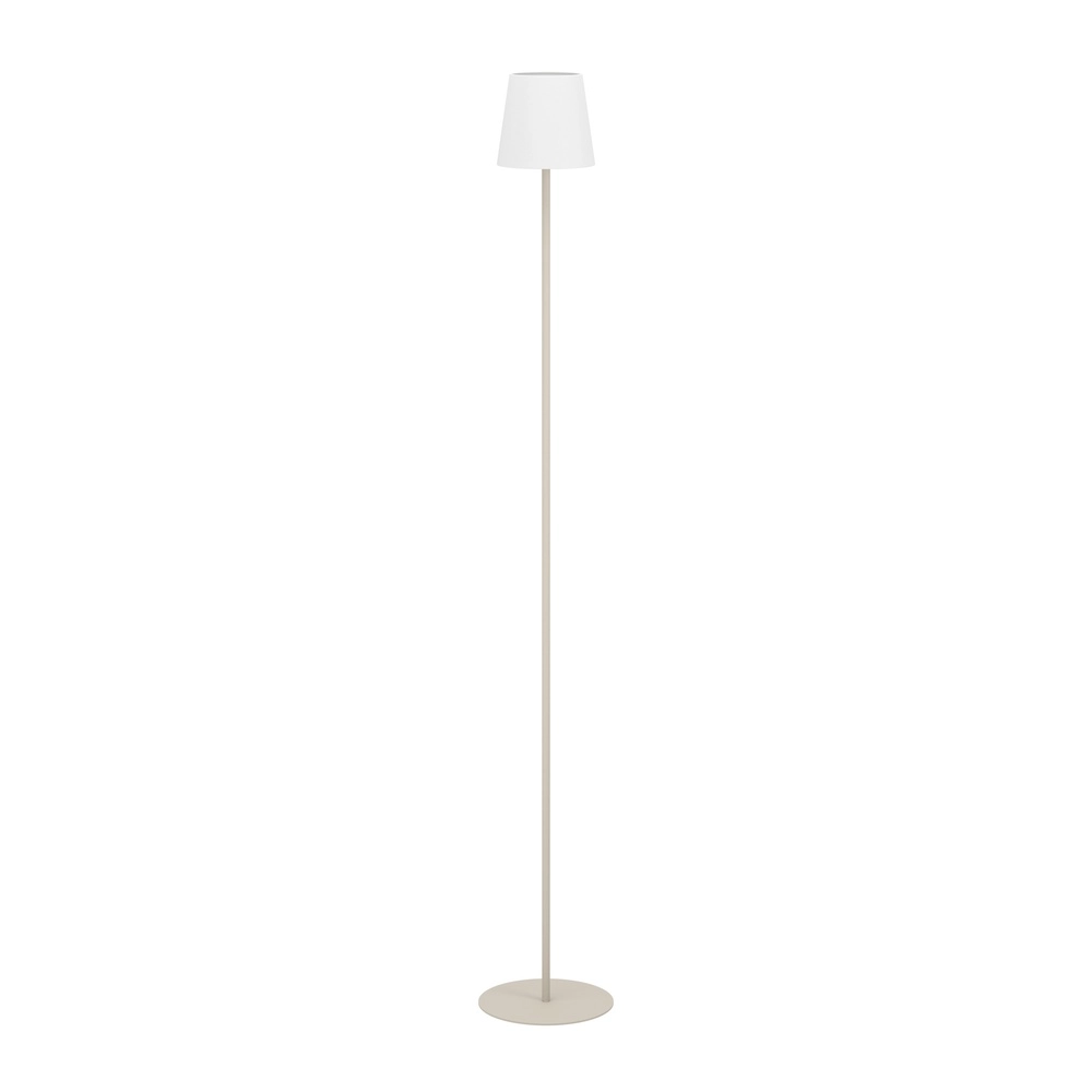 Staande schemerlamp Fiorana 140cm - zand