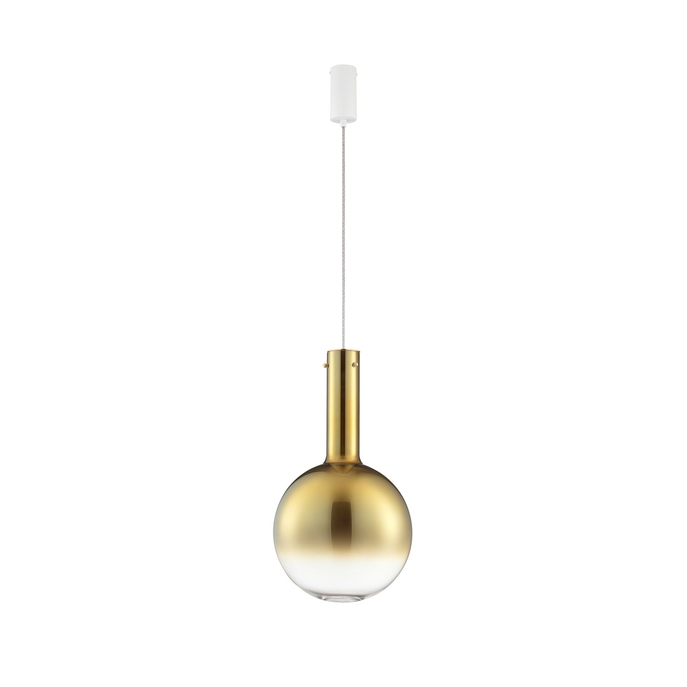 Hanglamp Nostos goud glas Ø 30cm Lyora 5212017484178