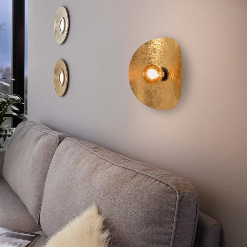 Zwarte wandlamp Saceda met goud Stars of Light 9008606292301