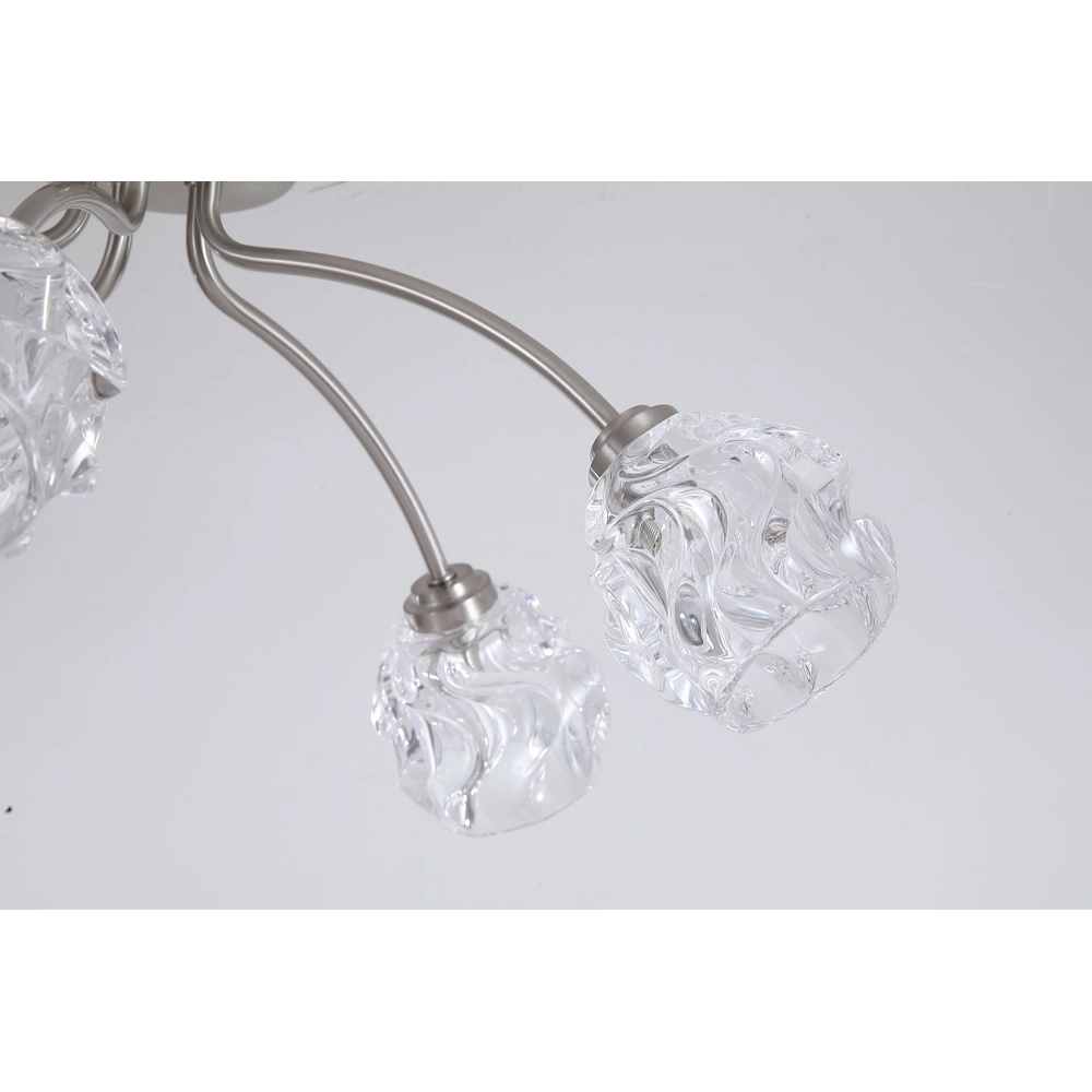 Plafondlamp Astral nikkel 5-lichts Searchlight 5053423304076